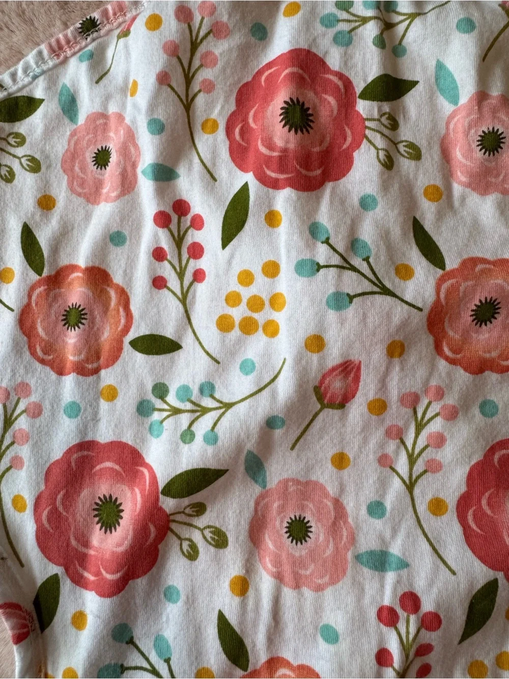 Sleeping Baby Zipadee-Zip Transition Swaddle Sleep Sack Floral Size Small